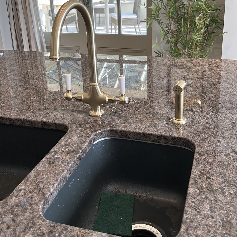 Newly fitted bathroom with modern fixtures